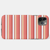 Cute witte roze strepen Case-Mate iPhone case (Achterkant (horizontaal))