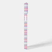 Cute witte roze strepen  Case-Mate iPhone case (Achterkant / Rechts)