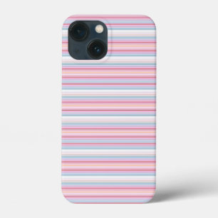 Cute witte roze strepen Case-Mate iPhone case