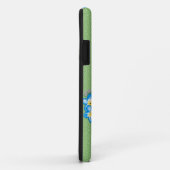Cute witte Syrische hamster accessoires, groene po Case-Mate iPhone Case (Achterkant/rechts)