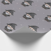 Cute Wizard Wrapping Paper Cadeaupapier (Hoek)
