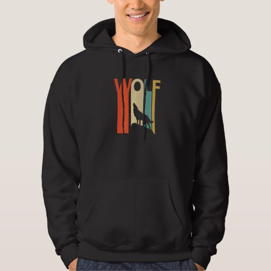 Cute Wolf Animal Hoodie (Voorkant)