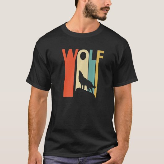 Cute Wolf Animal T-shirt (Voorkant)