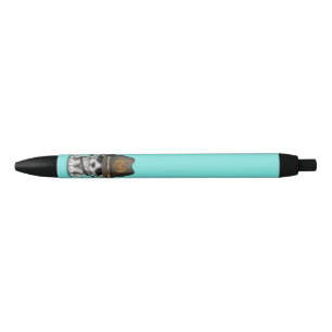 Cute Wolf Cub Zombie Hunter Zwarte Inkt Pen