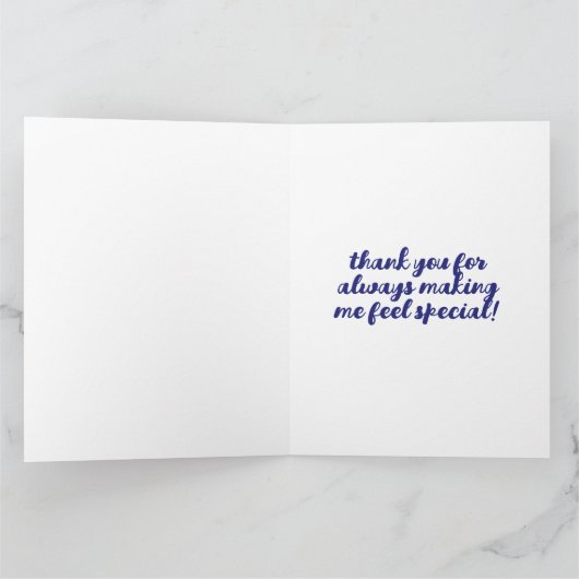 Cute Wolf en Pup Howl bij Full Moon Vaderdag Kaart (Binnen)