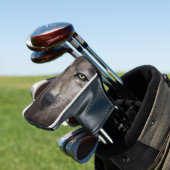 Cute Wolf Face Golf Head Hoesje voor Mannen vrouwe Golfheadcover (Insitu)