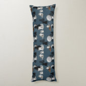 Cute Wolf Pack Woodland Night Baby Nursery Lichaamskussen (Achterkant (Verticaal))