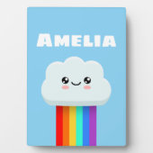 Cute wolk fotoplaat (voorkant)