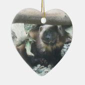 Cute Wolverine Keramisch Ornament (Rechts)