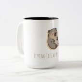 Cute Wombat Leven Op Mijn Eigen Tempo Mok (Voorkant links)