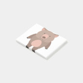 Cute wombat post-it® notes (Schuin)
