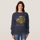 Cute Women’s Winter Sweatshirt (Voorkant volledig)