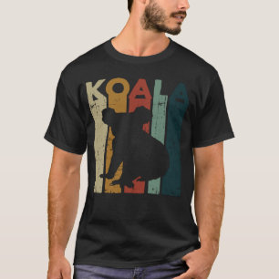 Cute Womens Mannen Kinder Retro Koala Beer Zookeep T-shirt