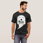 cute Womens Men ghost boo happy smiling adorable s T-shirt (Voorkant volledig)