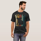 Cute Womens Mens Kids Retro Koala Bear  Zookeeper T-shirt (Voorkant volledig)