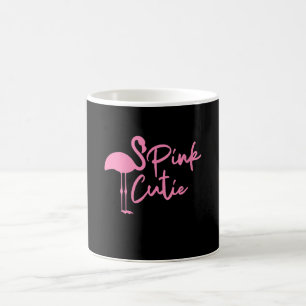 Cute Womens Pink Flamingo   Roze klauw   Flamingo Koffiemok