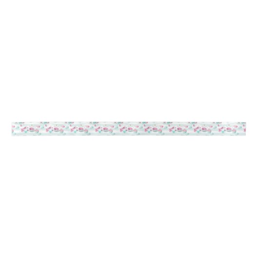 Cute womens tea Party ribbon Satijnen Lint (Voorkant)