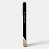 Cute Wood and Black Personalized  Case-Mate iPhone Case (Achterkant / Links)