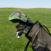 Cute Woodchuck in het gras Golfheadcover (Insitu)