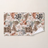 Cute Woodland Animal Bad Handdoek (Handdoek)