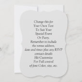 Cute Woodland Animal Bunny Rabbit Peronalized Kaart (Achterkant)