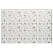 Cute Woodland Animal Doodle Pattern Stof (Fat Quarter)