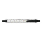 Cute Woodland Animal Doodle Pattern Zwarte Inkt Pen (Achterkant)