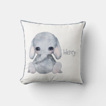 Cute Woodland Animal Elephant Name Nursery