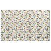 Cute Woodland Animal Fabric Stof (Yard (91,4 cm))
