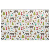 Cute Woodland Animal Fabric Stof (Fat Quarter)