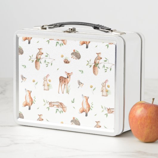 Cute Woodland Animal Friends Pattern (In situ)