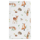 Cute Woodland Animal Friends Pattern Klein Cadeauzakje (Achterkant)