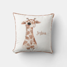 Cute Woodland Animal Giraffe Name Nursery
