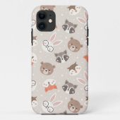 Cute Woodland Animal Kinder Pattern Case-Mate iPhone Case (Achterkant)