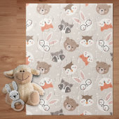 Cute Woodland Animal Kinder Pattern Legpuzzel