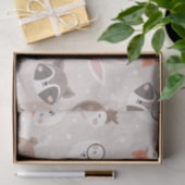 Cute Woodland Animal Kinder Pattern Tissuepapier (Geschenk)