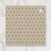 Cute Woodland Animal Leafy Wreate Baby shower Bedankjes Labels (Achterkant)