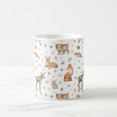 Cute Woodland Animal Pattern Koffiemok (Center)