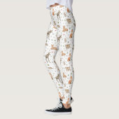 Cute Woodland Animal Pattern Leggings (Links)