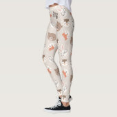 Cute Woodland Animal Pattern Leggings (Links)