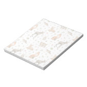 Cute Woodland Animal Pattern Notitieblok (Linkerzijde)