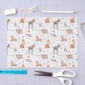 Cute Woodland Animal Pattern Tissuepapier (Craft)