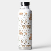 Cute Woodland Animal Pattern Waterfles (Rechts)