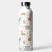 Cute Woodland Animal Pattern Waterfles (Links)