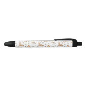 Cute Woodland Animal Pattern Zwarte Inkt Pen (Bovenkant)