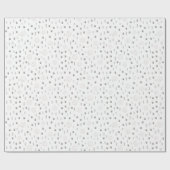 Cute Woodland Animal Track Pattern Cadeaupapier (Vlak)