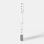 Cute Woodland Animal Track Pattern iPhone Hoesje (Rechterkant)