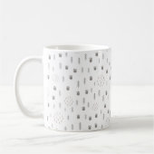 Cute Woodland Animal Track Pattern Koffiemok (Links)