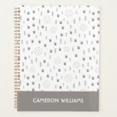 Cute Woodland Animal Track Pattern Planner (Voorkant)