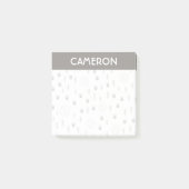 Cute Woodland Animal Track Pattern Post-it® Notes (Voorkant)